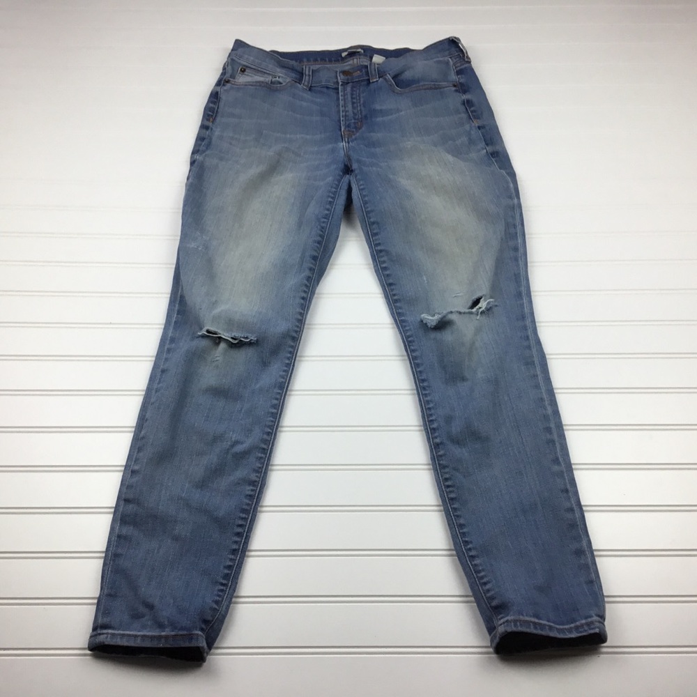 J. Crew Busted Knee Skinny Jeans - Picture 4 of 8